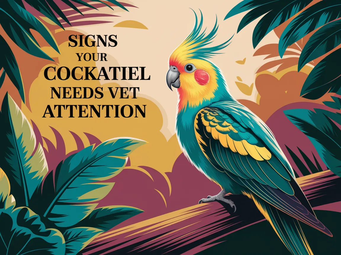 Signs Your Cockatiel Needs Vet Attention