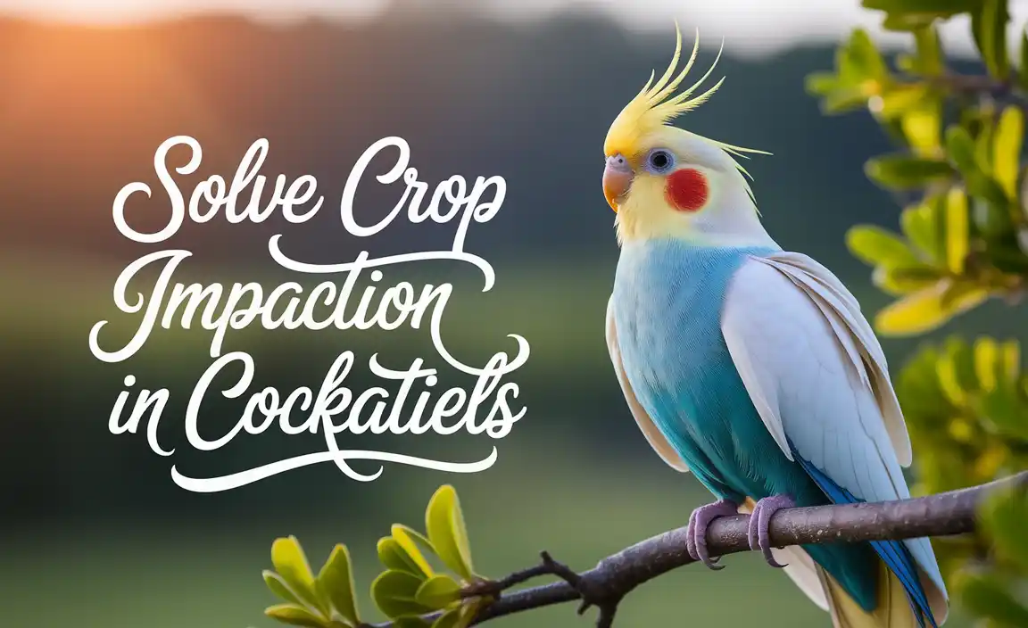 Solve Crop Impaction In Cockatiels