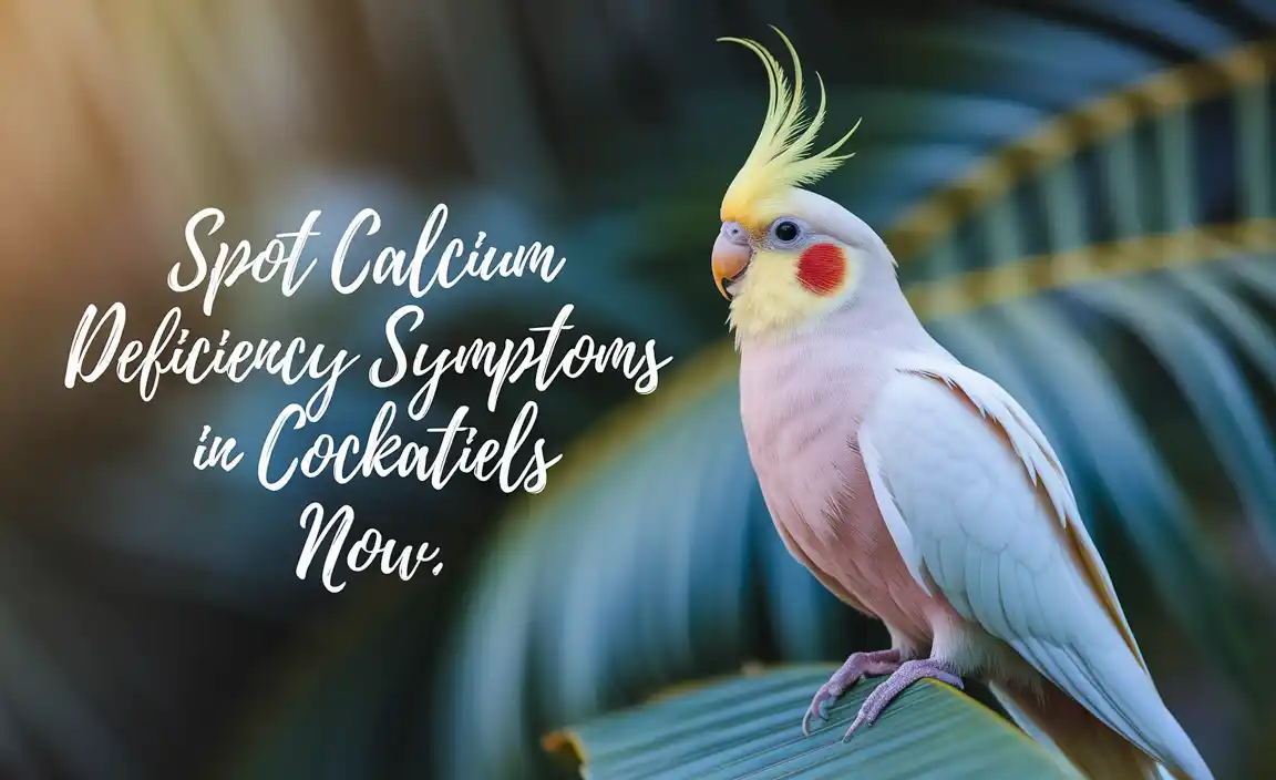 Spot Calcium Deficiency Symptoms In Cockatiels Now