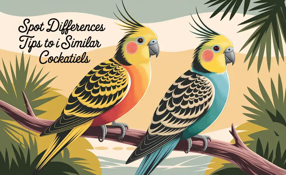 Spot Differences: Tips To Id Similar Cockatiels
