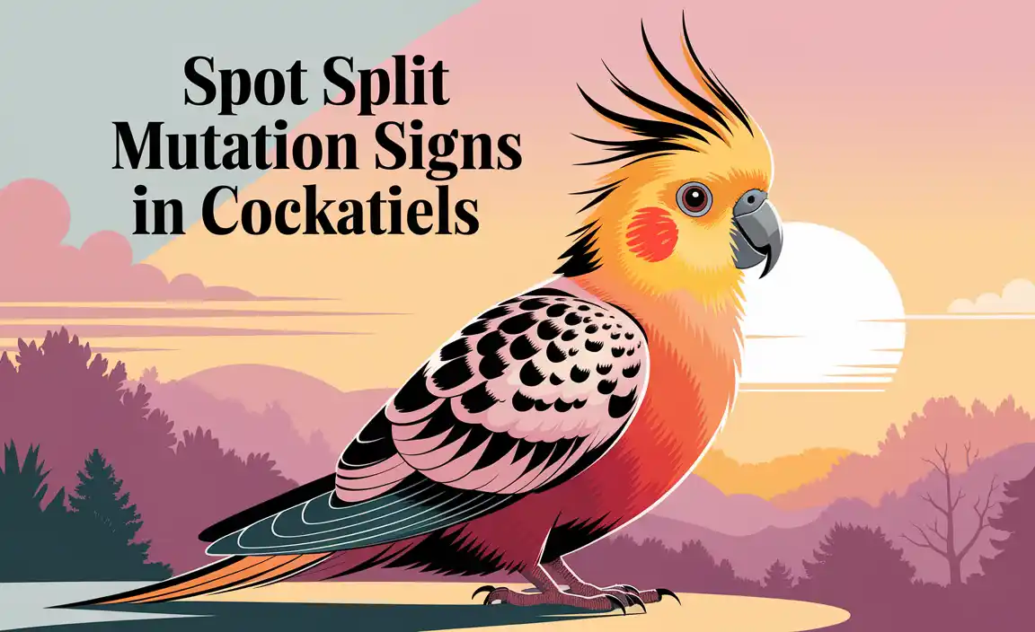 Spot Split Mutation Signs In Cockatiels