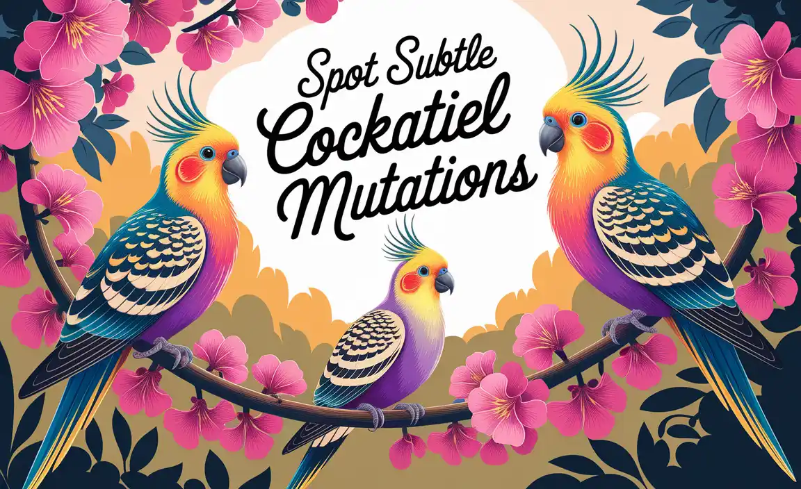 Spot Subtle Cockatiel Mutations