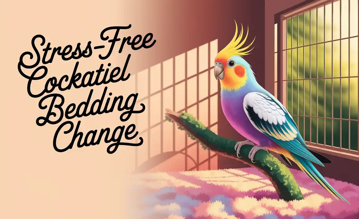 Stress-Free Cockatiel Bedding Change