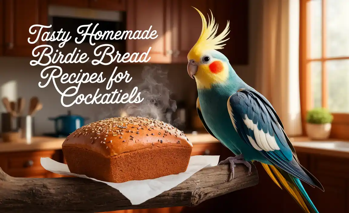 Tasty Homemade Birdie Bread Recipes For Cockatiels