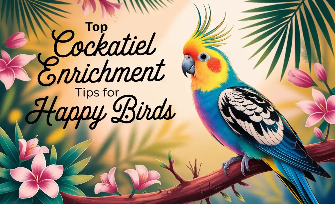 Top Cockatiel Enrichment Tips For Happy Birds
