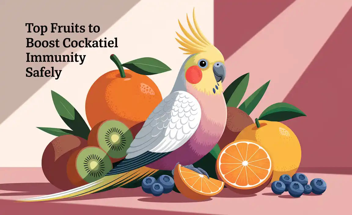 Top Fruits To Boost Cockatiel Immunity Safely