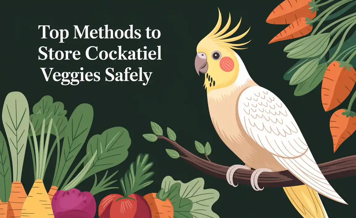 Top Methods To Store Cockatiel Veggies Safely