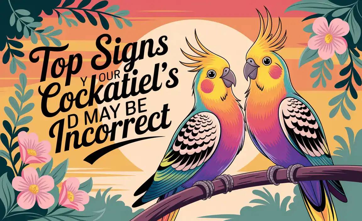 Top Signs Your Cockatiel’S Id May Be Incorrect