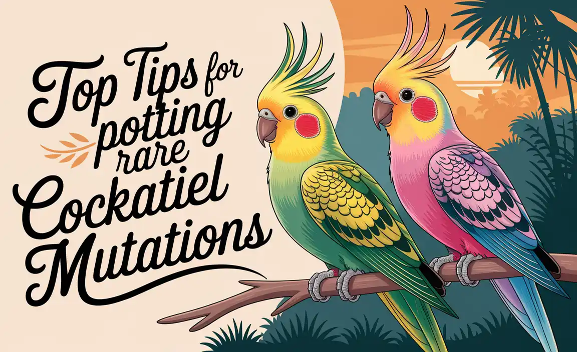 Top Tips For Spotting Rare Cockatiel Mutations