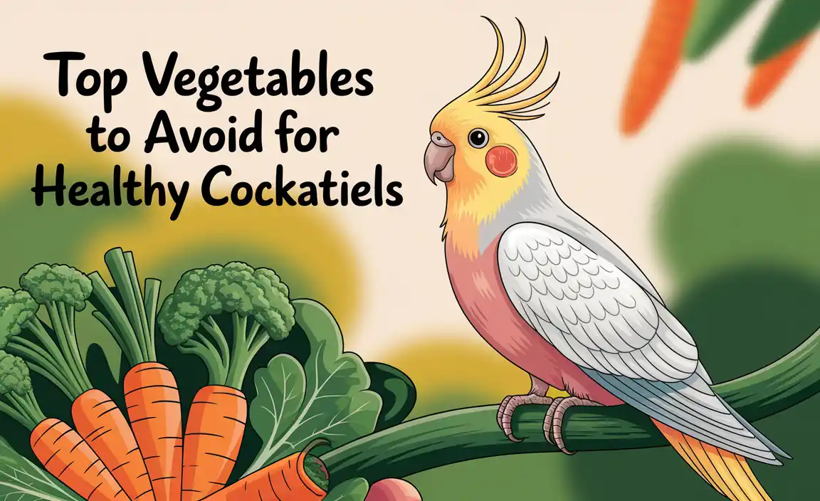 Top Vegetables To Avoid For Healthy Cockatiels