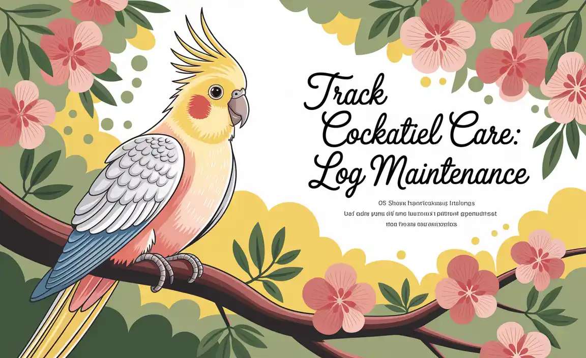 Track Cockatiel Care: Log Maintenance