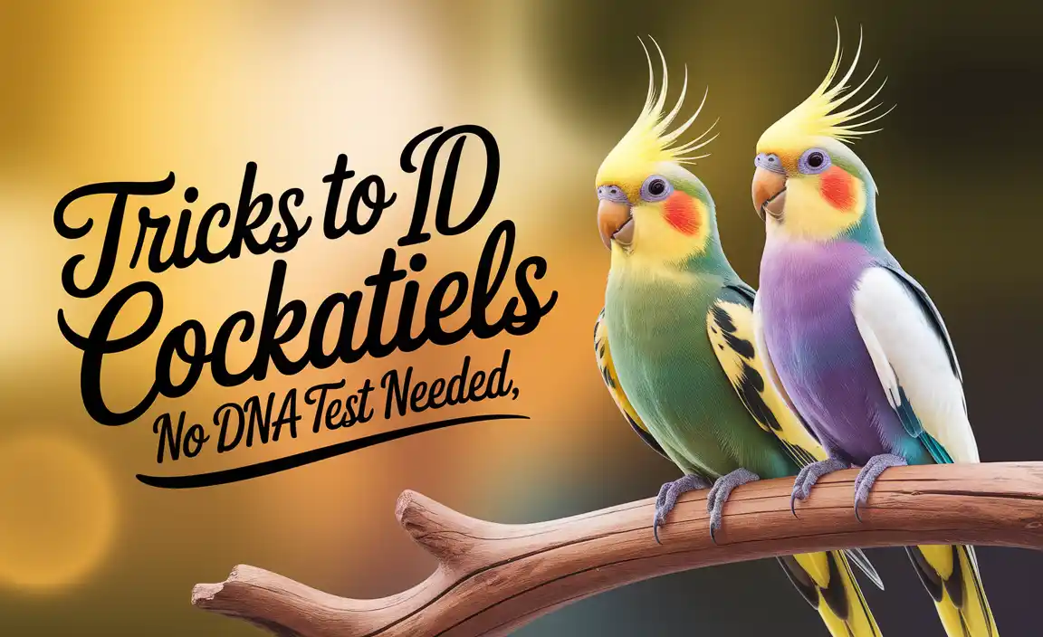 Tricks To Id Cockatiels: No Dna Test Needed