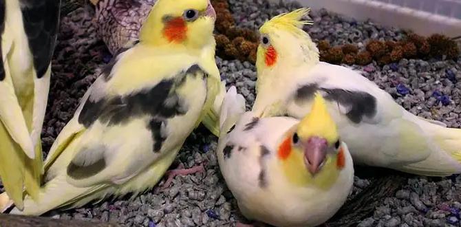 What are split to mutations in cockatiel colors?