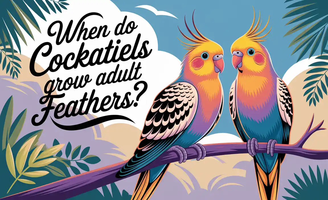 When Do Cockatiels Grow Adult Feathers