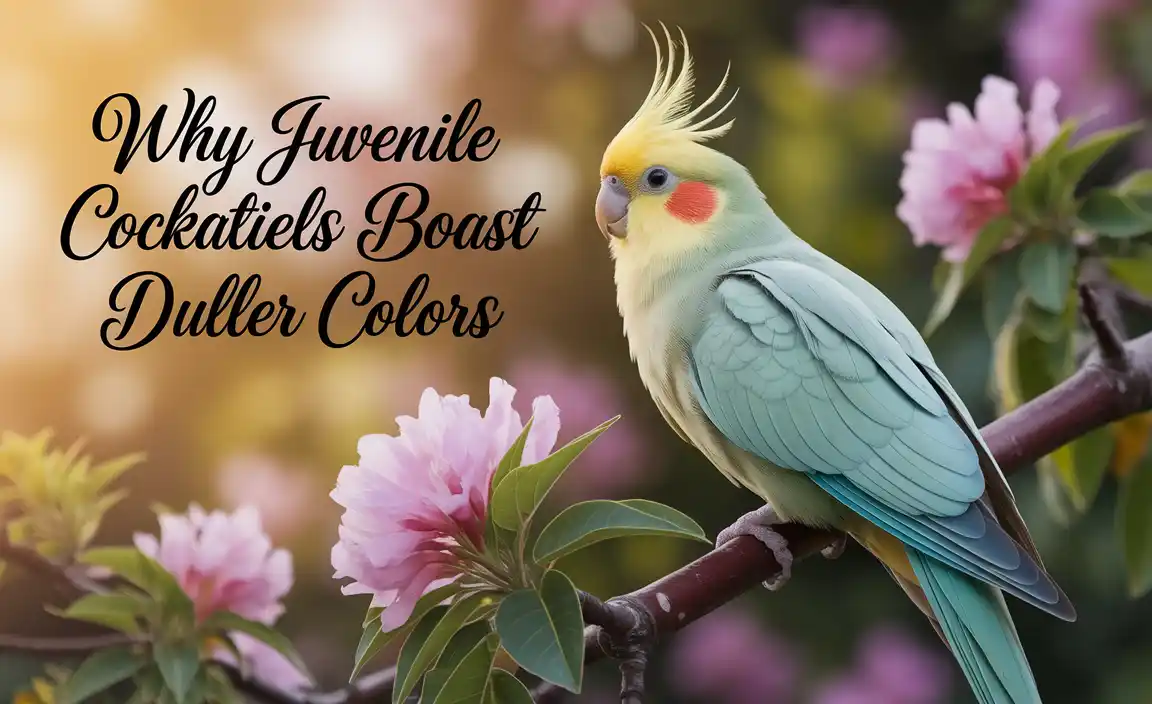 Why Juvenile Cockatiels Boast Duller Colors