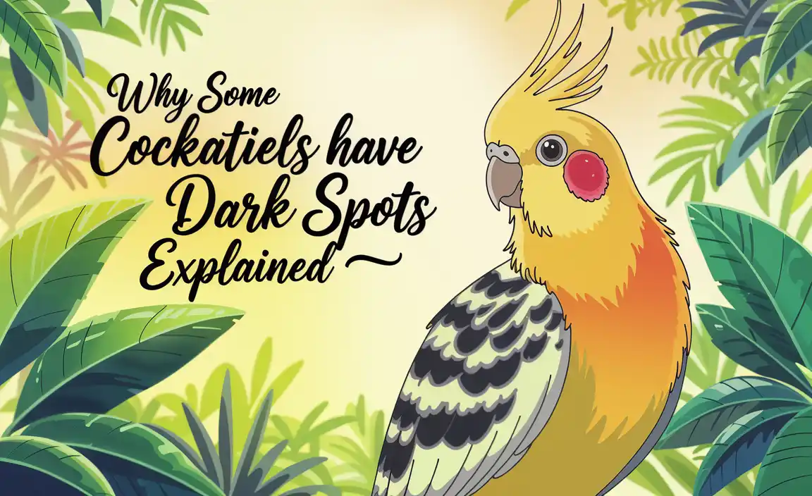 Why Some Cockatiels Have Dark Spots Explained