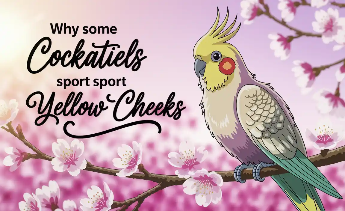 Why Some Cockatiels Sport Yellow Cheeks